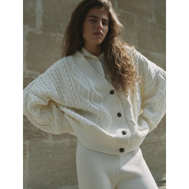 Кардиган oversize з бавовни