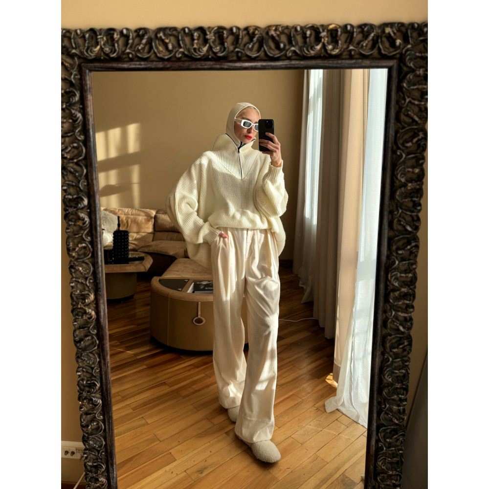 Светр на змійці oversize